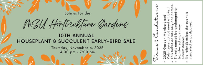 Houseplant & Succulent Sale Early-bird Pass